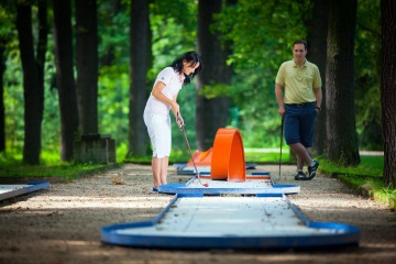minigolf u Máchova jezera- hotel Port
