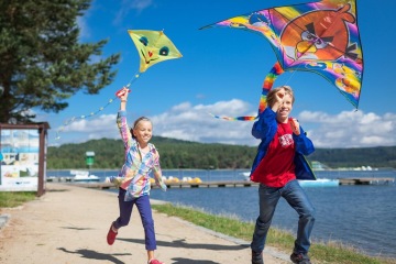 Snídaně na pokoj s výhledem na Máchovo jezero - hotel Port